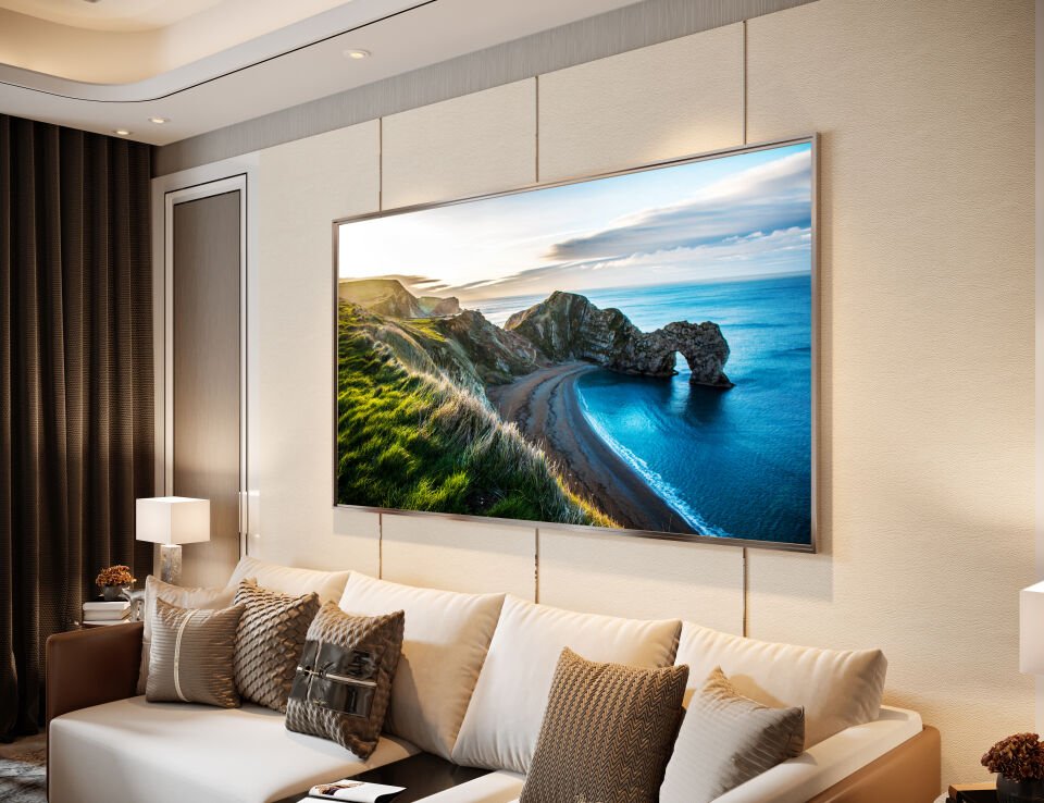 Durdle Door Doğal Kıyı Manzarası - Yüksek Çözünürlüklü Cam Tablo | CF0026